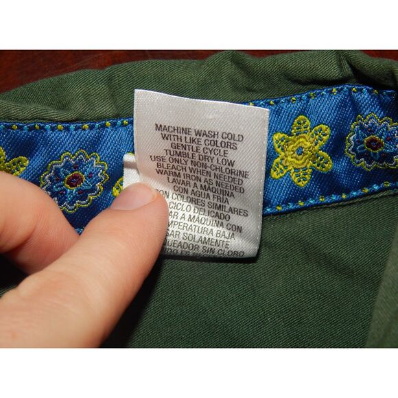 DISNEY women small vintage embroidered Winnie the Pooh Tigger green long sleeve - Picture 8 of 10